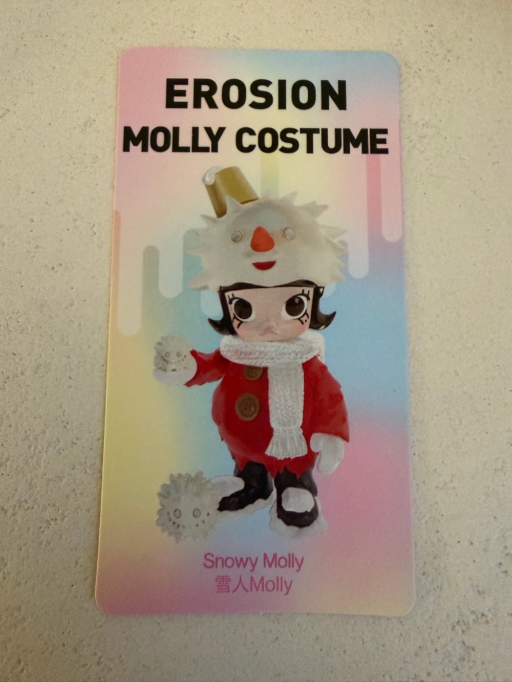 Instinc Toy x Pop Mart Erosion Molly Costume - Snowy Molly
